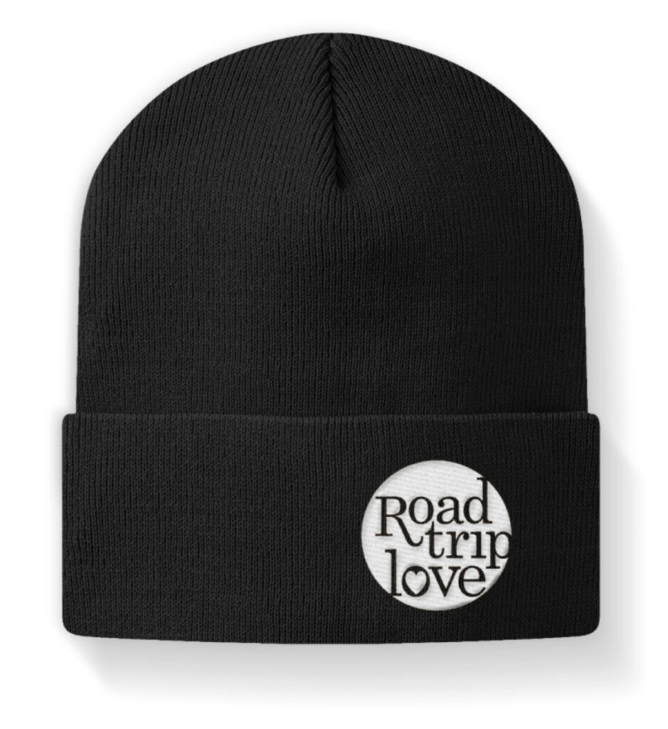 RoadtripLove Beanie Mütze BLACK