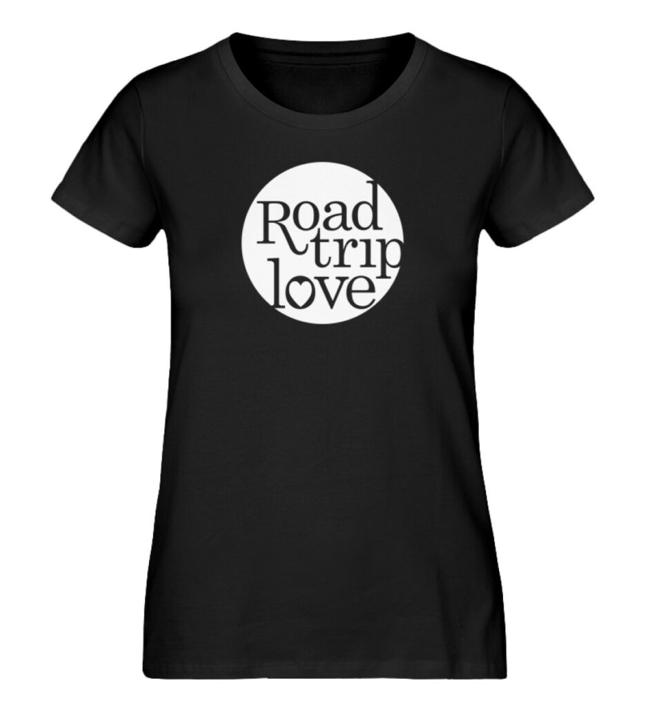 RoadtripLove Damen Organic Shirt_BLACK