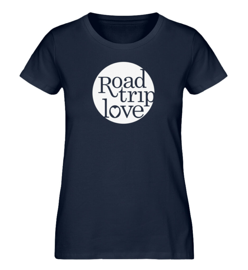 RoadtripLove Damen Organic Shirt_FRENCH NAVY