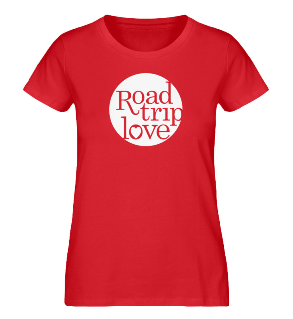 RoadtripLove Damen Organic Shirt_RED