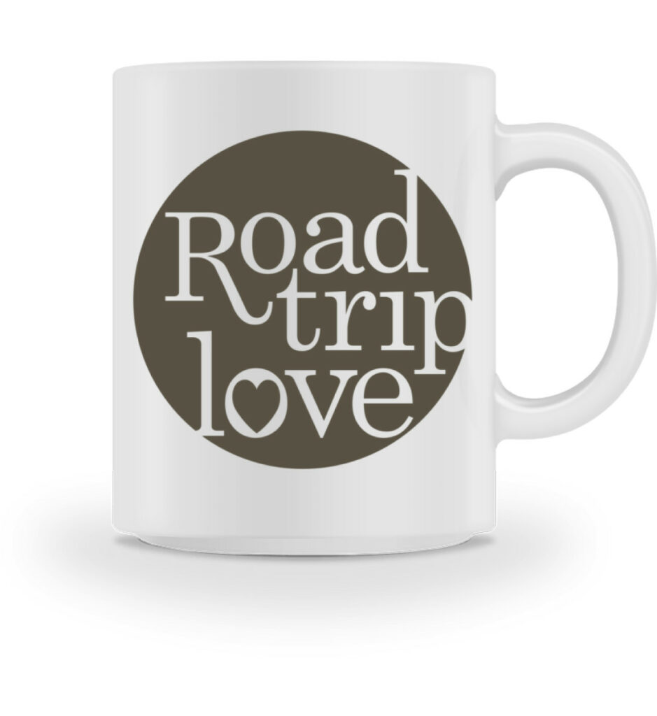 RoadTripLove - Tasse mit Schieferschwarz - Tasse-3