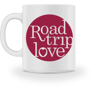 RoadTripLove - Tasse mit Himbeerrot - Tasse-3
