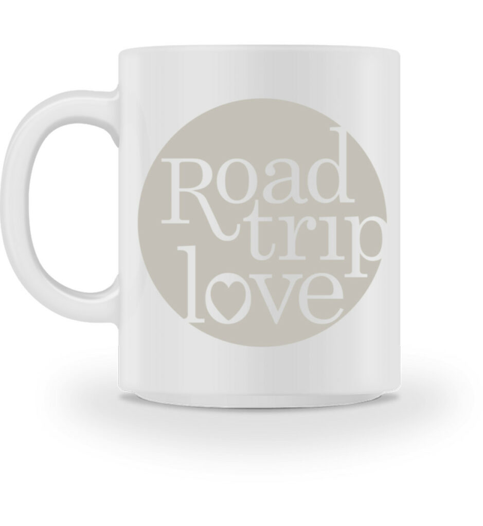 RoadTripLove - Tasse mit Kieselgrau - Tasse-3