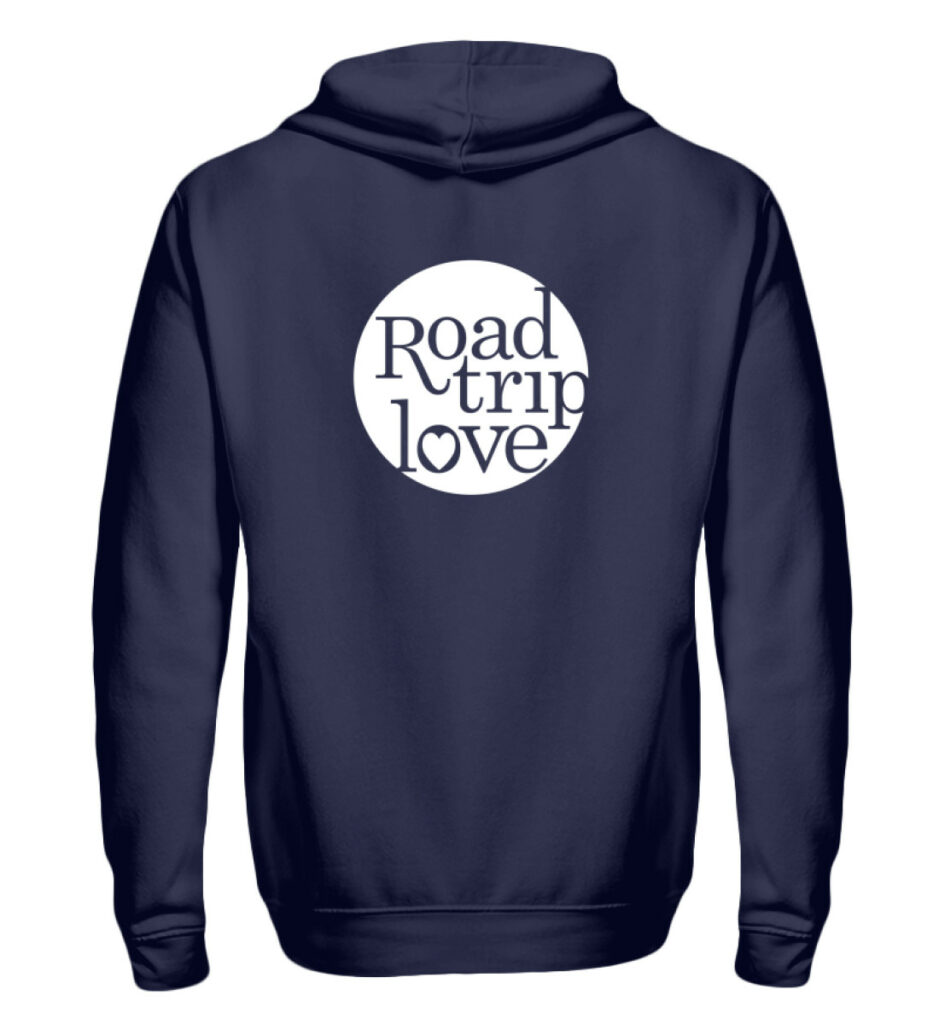 RoadtripLove Hoodie Zipper NAVY