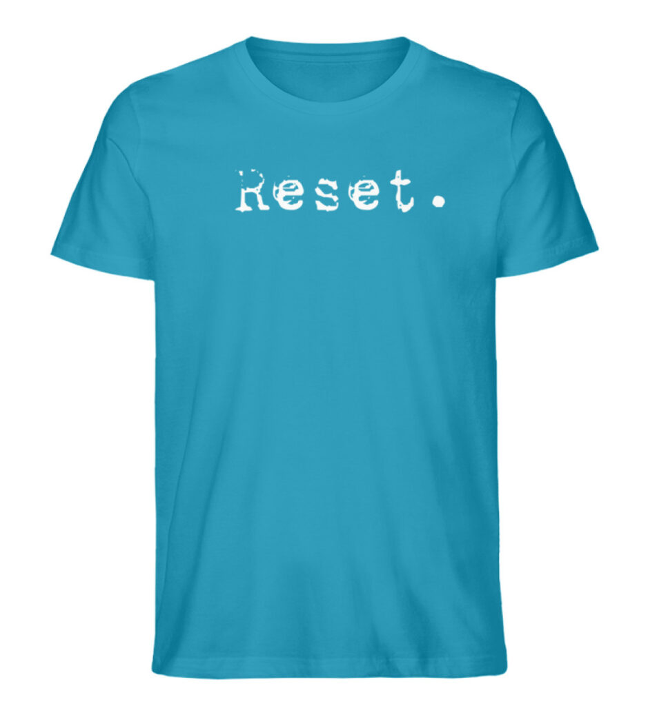 Reset - Herren Organic Shirt_AZURE