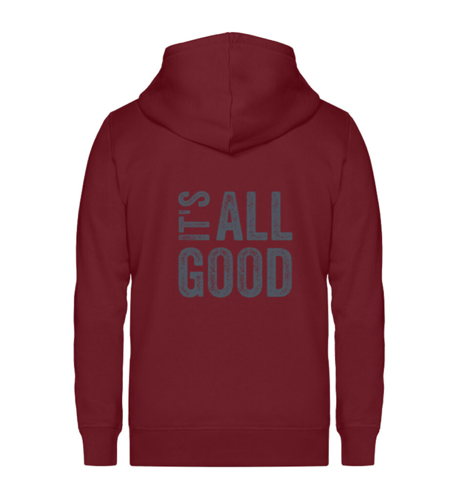 RoadTripLove - Zipper: It-s all good - Unisex Organic Zipper-6883