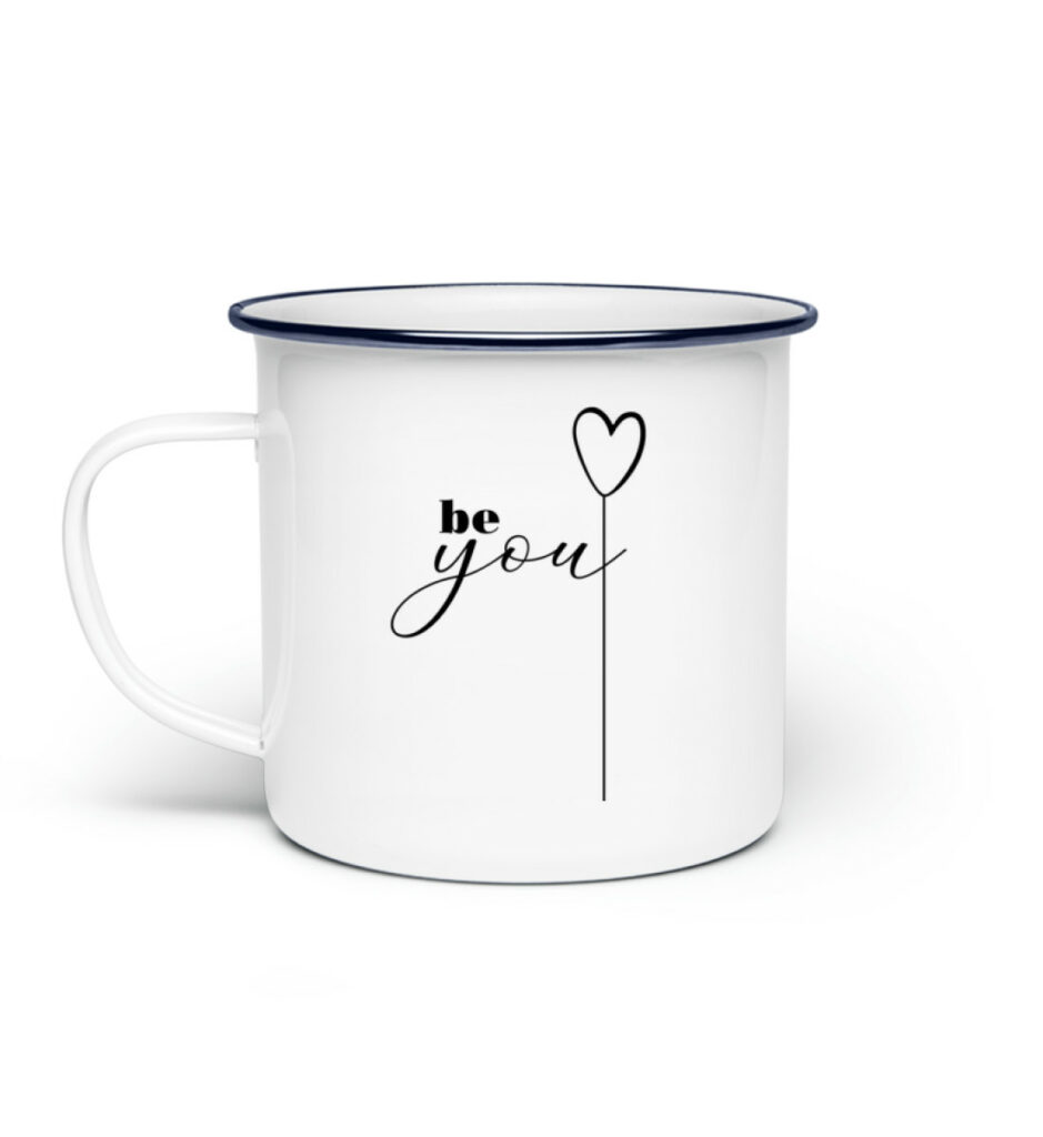 RoadtripLove - Be-you - Emaille Tasse-3