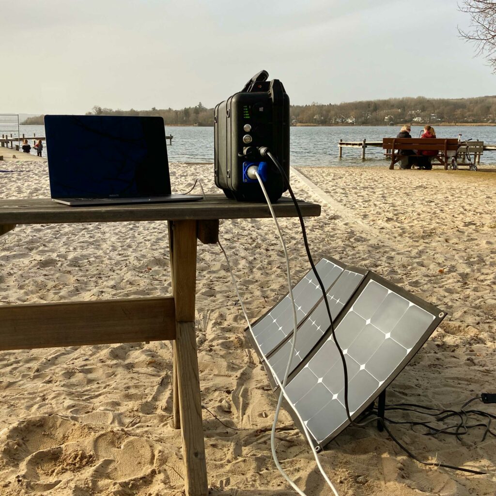 Mobil arbeiten und autark campen mit Solarstrom