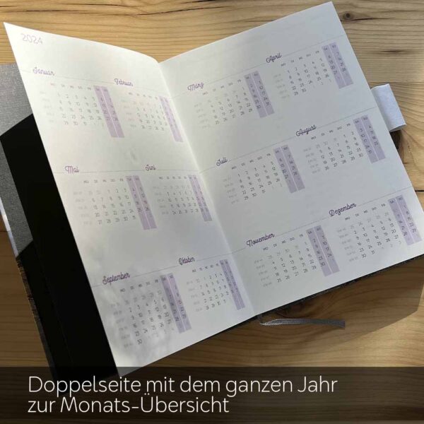 Kalenderbuch Terminkalender A5 2025 Wochenkalender