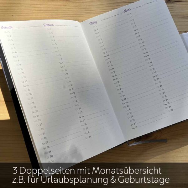 Kalenderbuch Terminkalender A5 2025 Wochenkalender